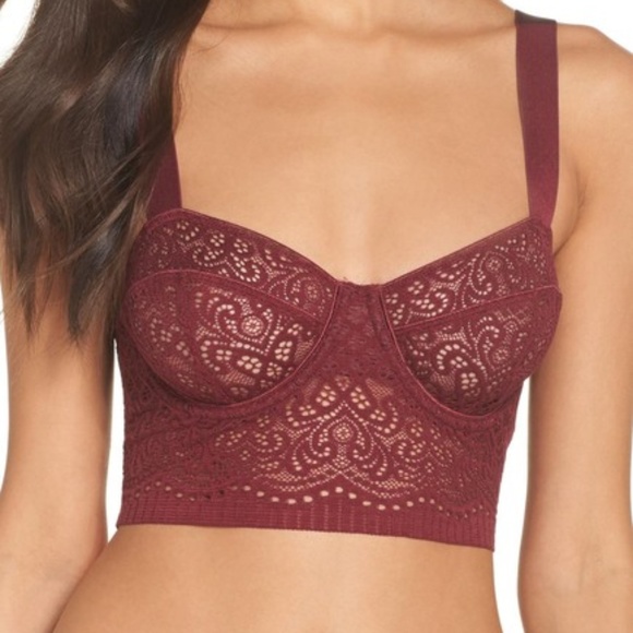 Free People Other - 34C Free People "Abigail" Longline Underwire Demi